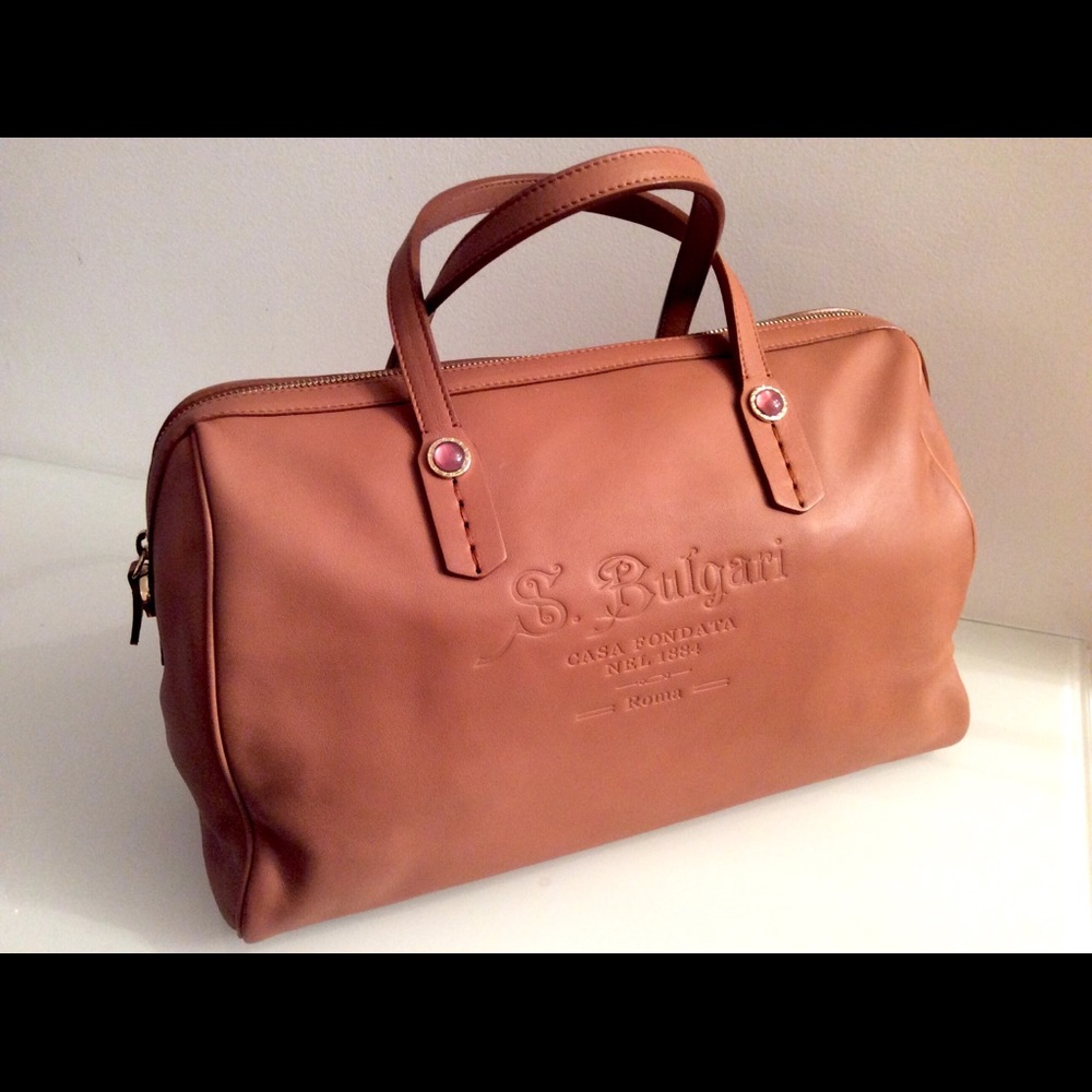 Bvlgari Calf Skin Handbag, brand New